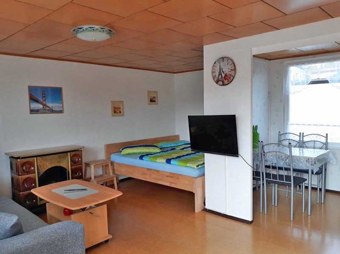 Uwes Hütte Wohnbereich